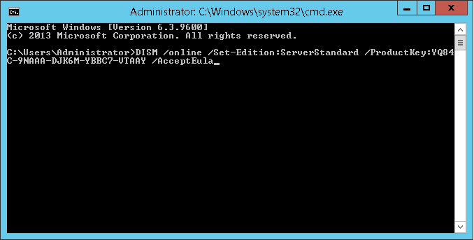 Active License Windows 2012