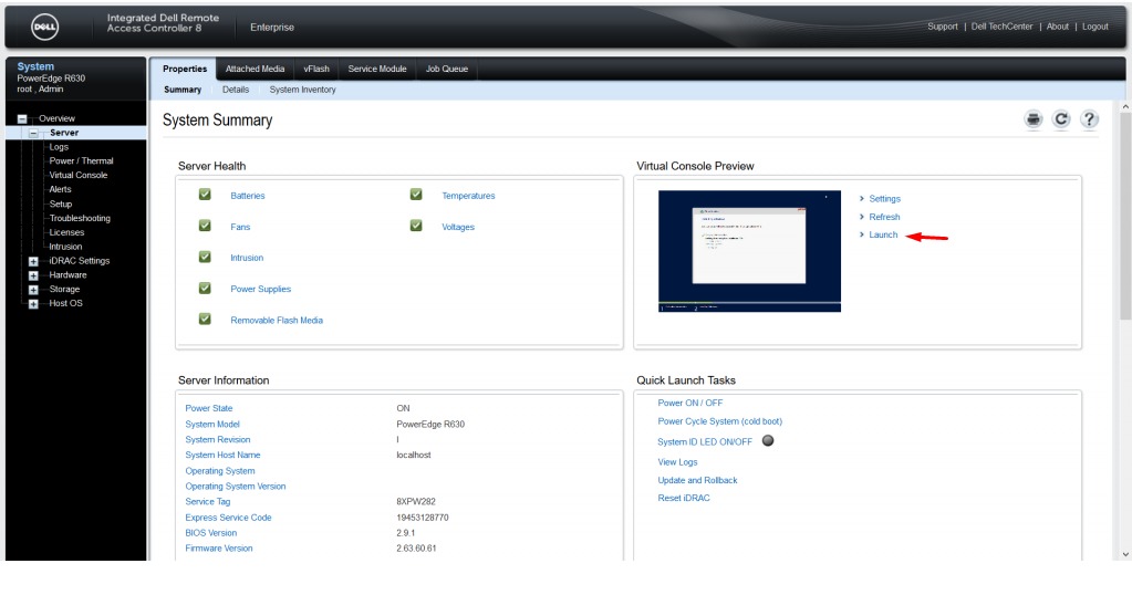 Hướng dẫn sử dụng IDRAC cài đặt hệ điều hành cho máy chủ (server Dell) -  CloudZone Support